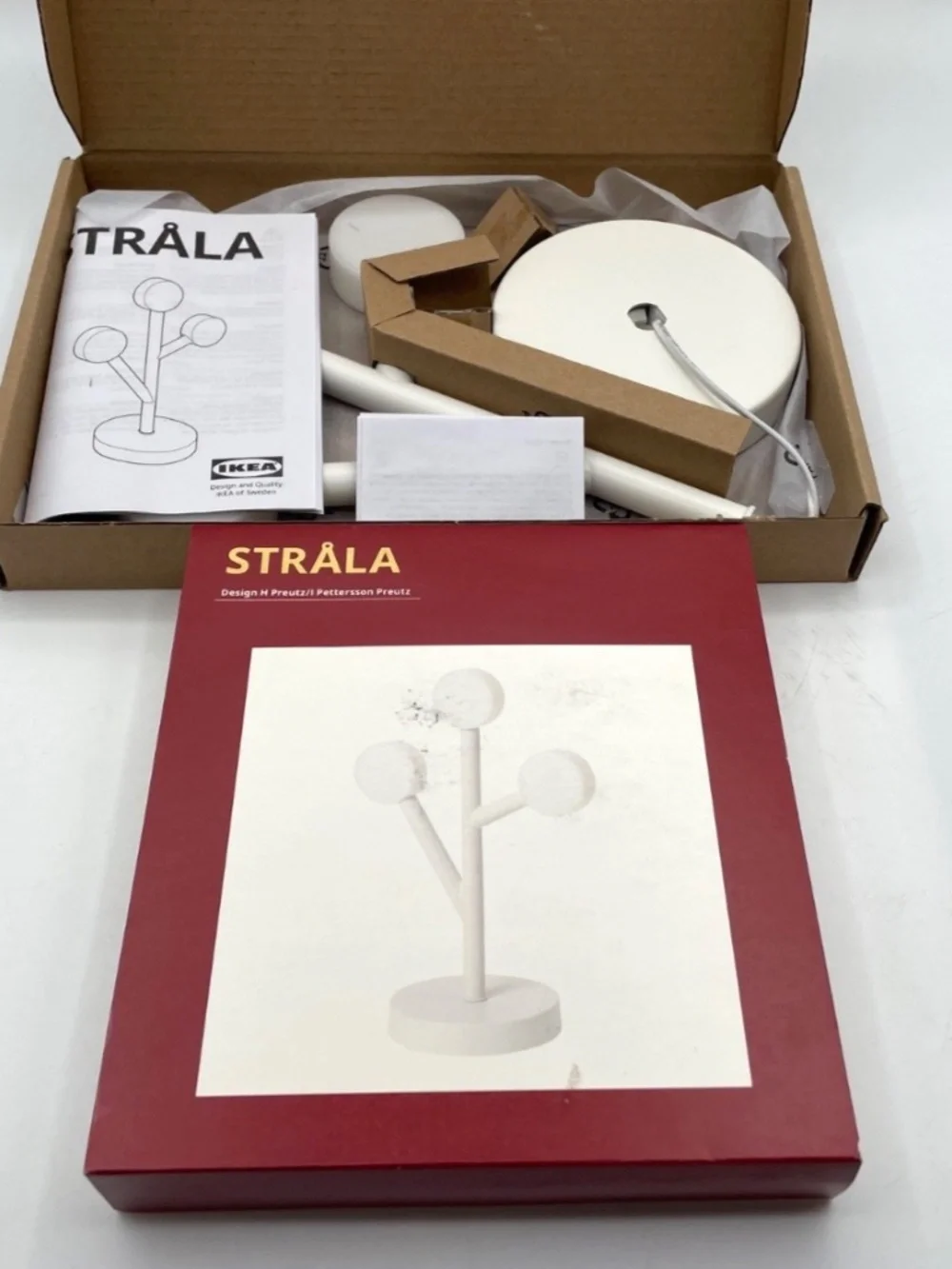 New IKEA Table Lamp STRÅLA Preutz 405.628.47 LED Lamp 10 5/8